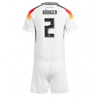 Germany Antonio Rudiger #2 Replica Home Minikit Euro 2024 Short Sleeve (+ pants)